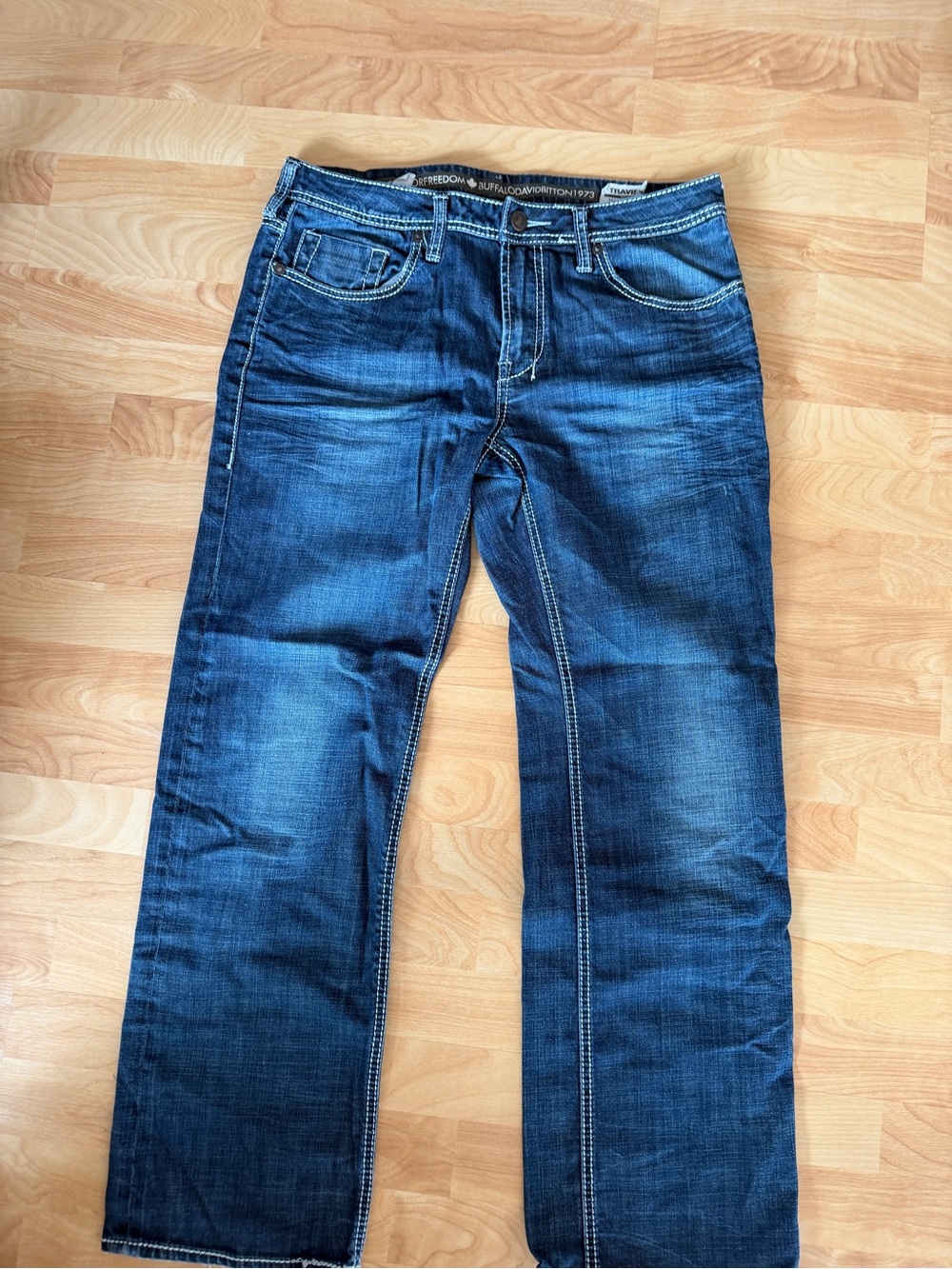 Buffalo David Bitton Indigo Straight-Leg Jeans